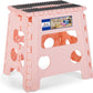 13 Inch Non Slip Dot Foldable Step Stool