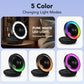 Delxo Bluetooth Speaker with LED Night Light for Bedroom,Wireless Bluetooth Speakers