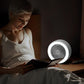 Delxo Bluetooth Speakers with LED Night Light for Bedroom, Portable Wireless