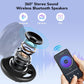 Delxo Bluetooth Speaker with LED Night Light for Bedroom,Wireless Bluetooth Speakers