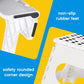 11 Inch Non Slip Foldable Step Stool White