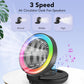 Delxo Bluetooth Speaker with LED Night Light for Bedroom,Wireless Bluetooth Speakers