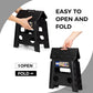 13 Inch Non Slip Foldable Step Stool Dot Black