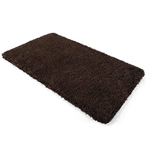 Delxo 24 x 36 Inch Magic Doormat Absorbs Mud Doormat No Odor Durable  Anti-Slip Back Low-Profile Entrance Door Mat Large Cotton Shoe Scraper Pet  Mat